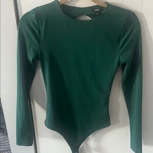 Green Long Sleeve Bodysuit